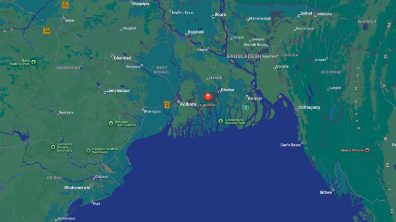 ফের ভূমিকম্পে কাঁপল দেশ উৎপত্তি সাতক্ষীরায়