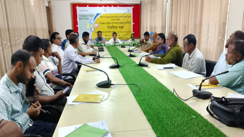 মণিরামপুরে পানি সম্পদ ব্যবস্থাপনা কমিটির সভা অনুষ্ঠিত